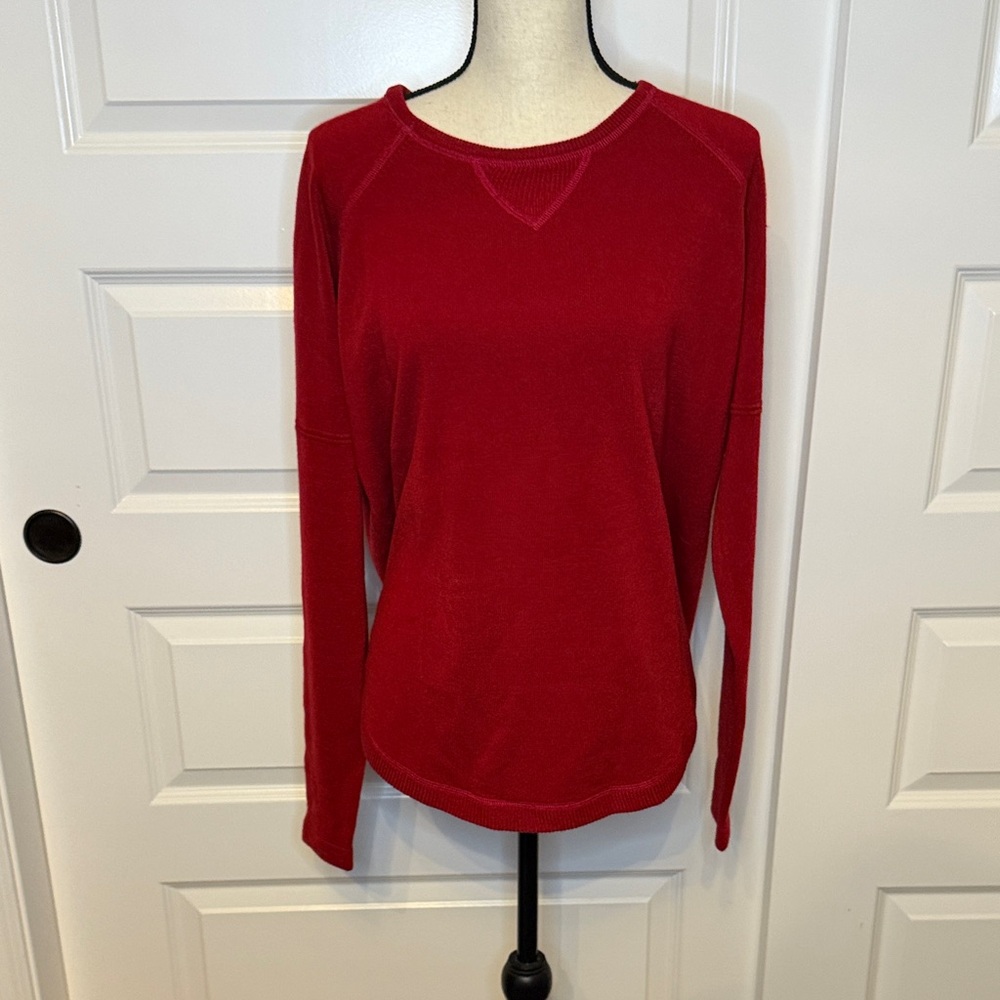 Sweet Romeo Classic Red Crew Neck Sweater